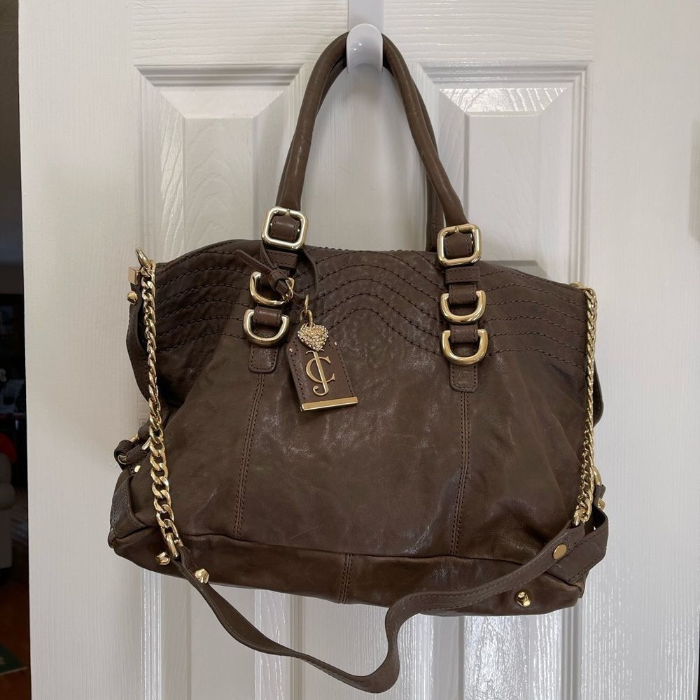 Juicy Couture Taupe Leather Bag ⭐️⭐️